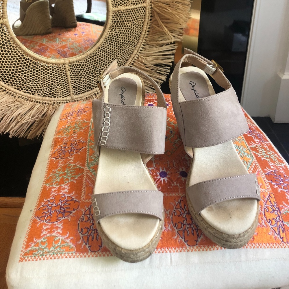 Espadrille Platform Wedge Sandals